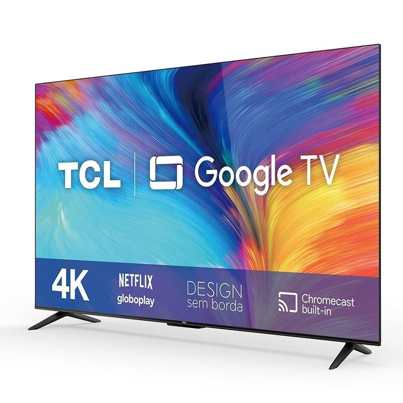Smart TV TCL 55 Polegadas LED 4K UHD, Google TV, 3 HDMI, 1 USB, Wi